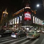 billboard shooting night shanghai photographe
