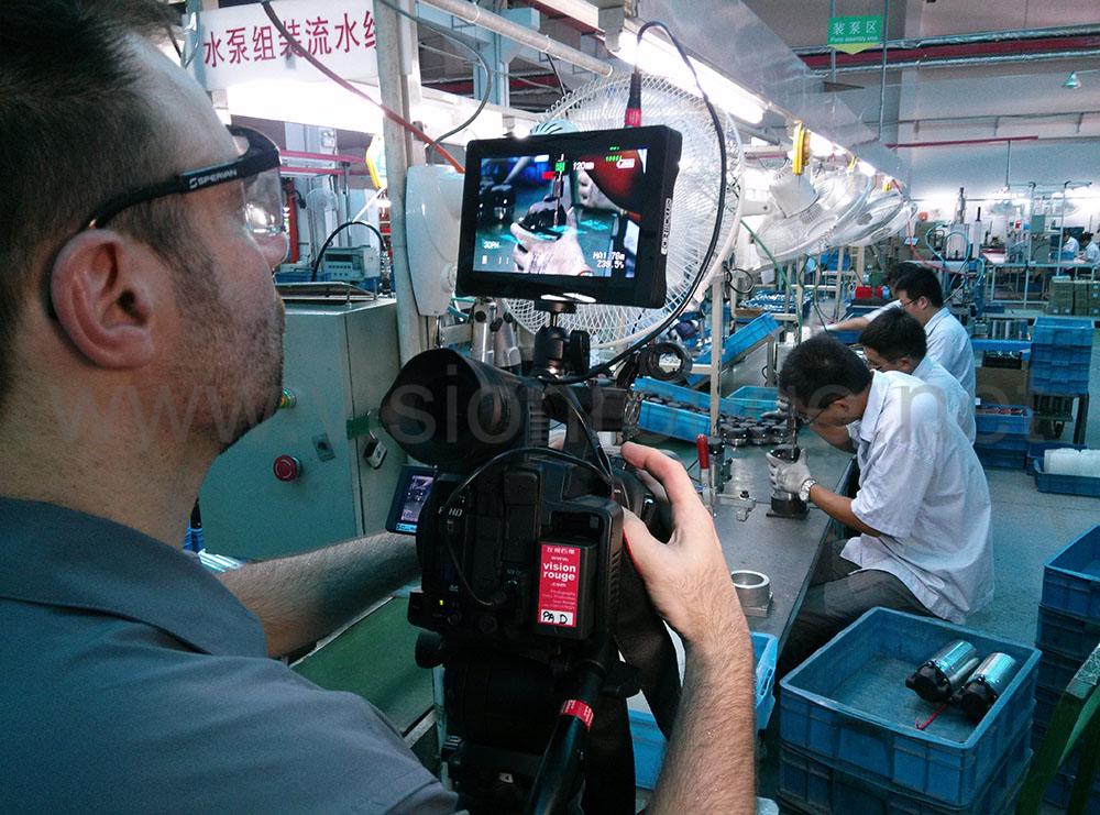 factory videographer visit