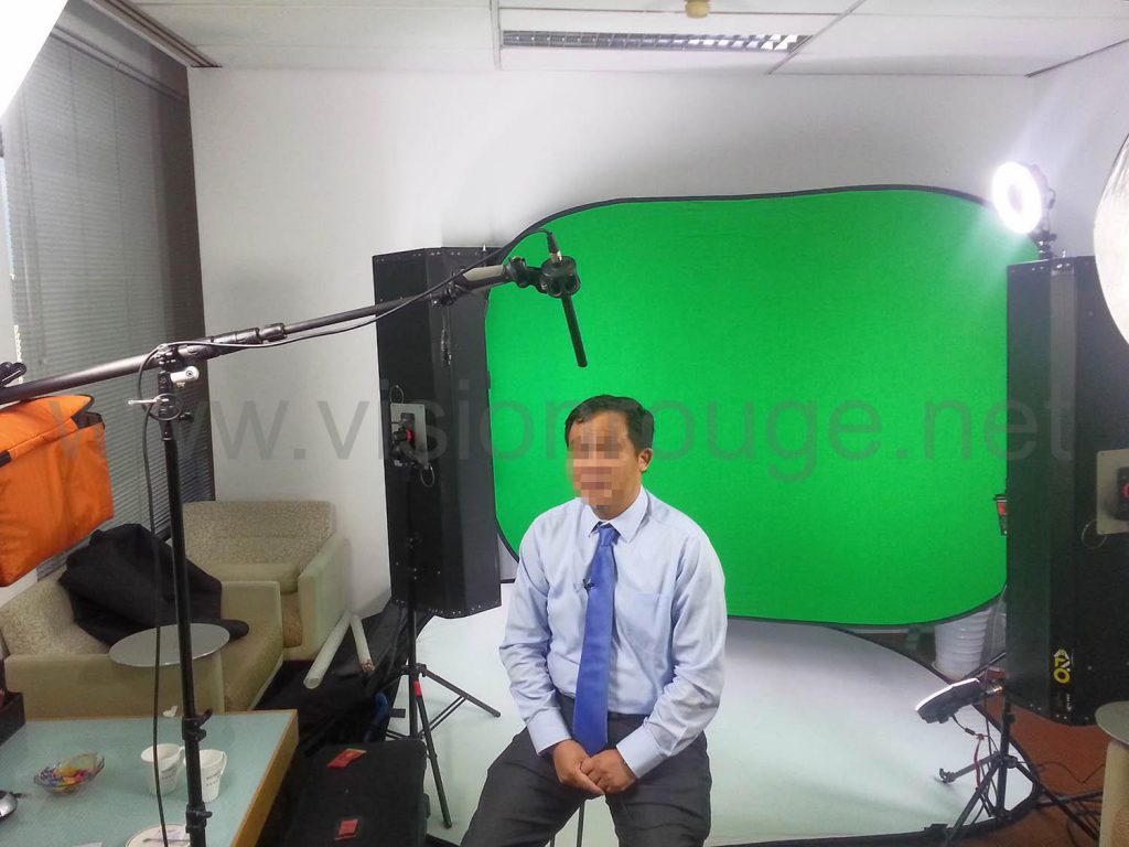 green screen shanghai team interview