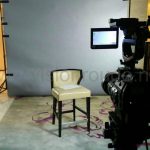 grey backdrop video interview to hire