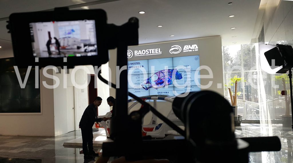 corporate movie Baosteel sound tech & camera rental in baoshan