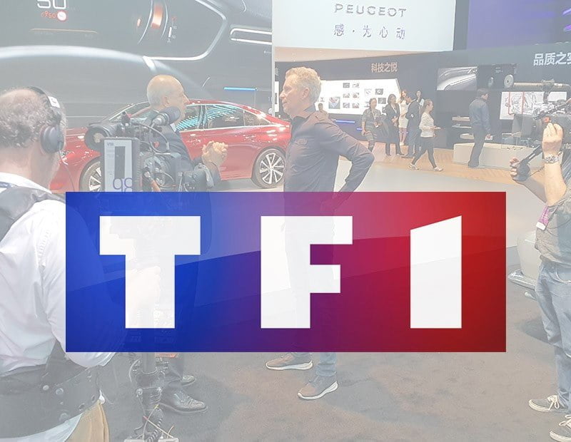 Shanghai AutoShow 2019 with TF1 program AutoMoto (Grip for TV Crew)