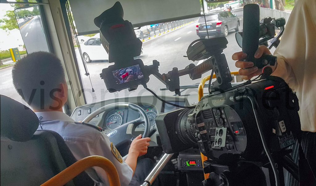 Shenzhen documentary cameraman electric buses