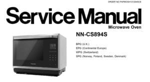 repair Panasonic NN-894s service manual diy